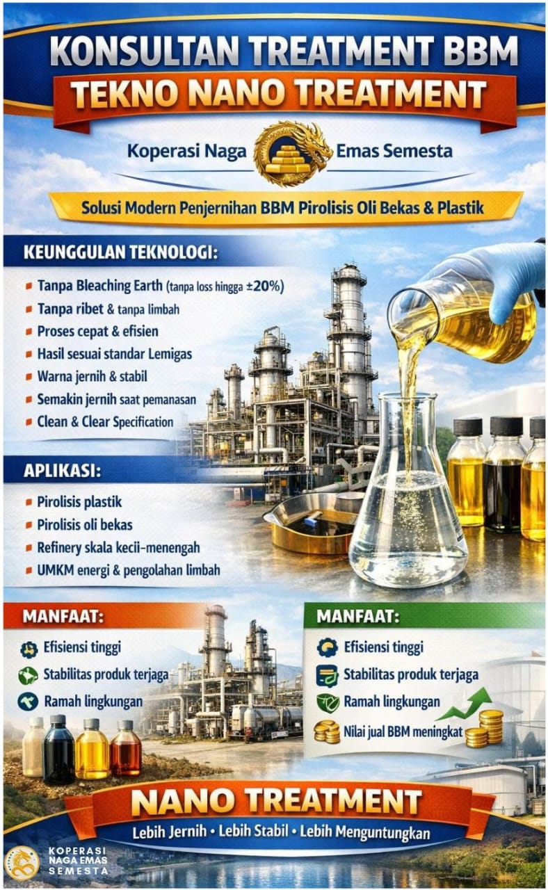 Konsultan Treatment BBM Nano Treatment NES